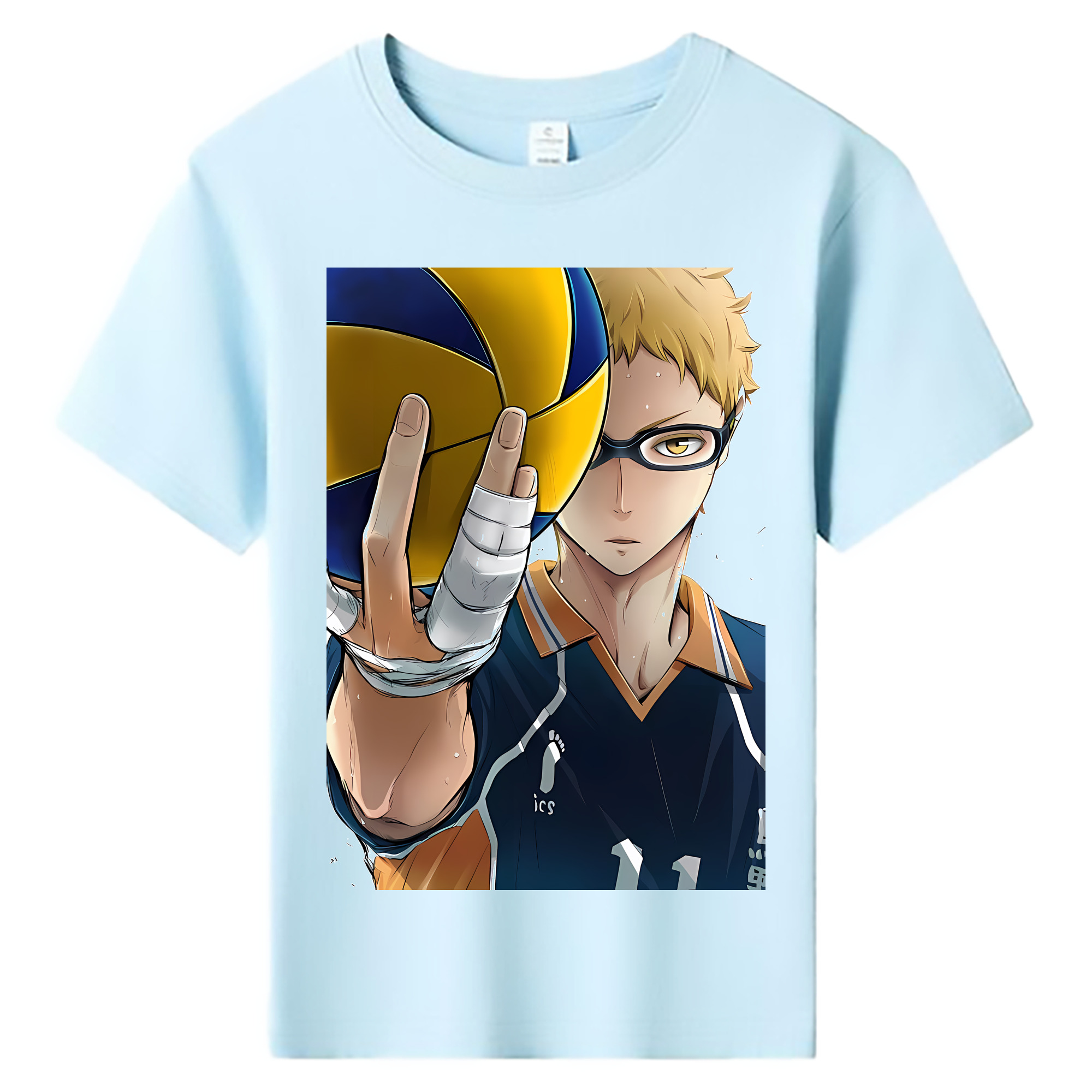 （画像用） ハイキュー!! Haikyu!! 綿100％キッズTシャツ（フロントプリント）